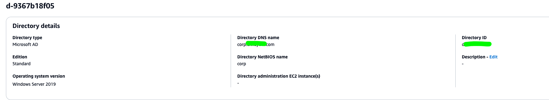 Directory details