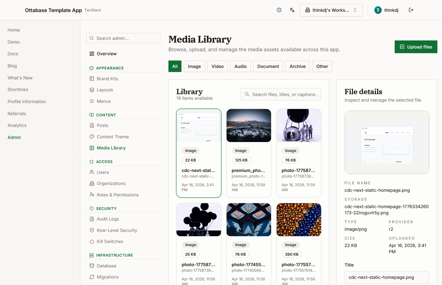 Ottabase content management