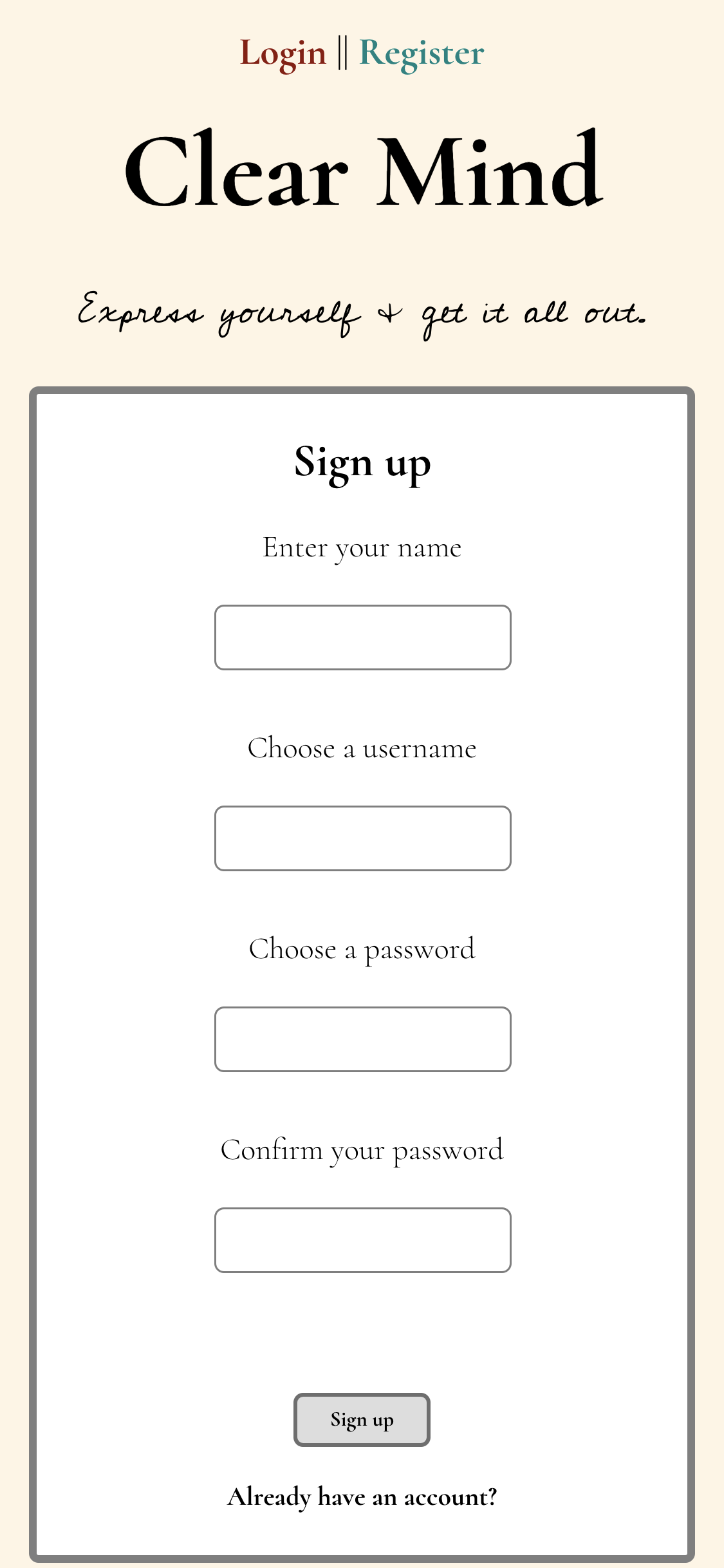 Registration