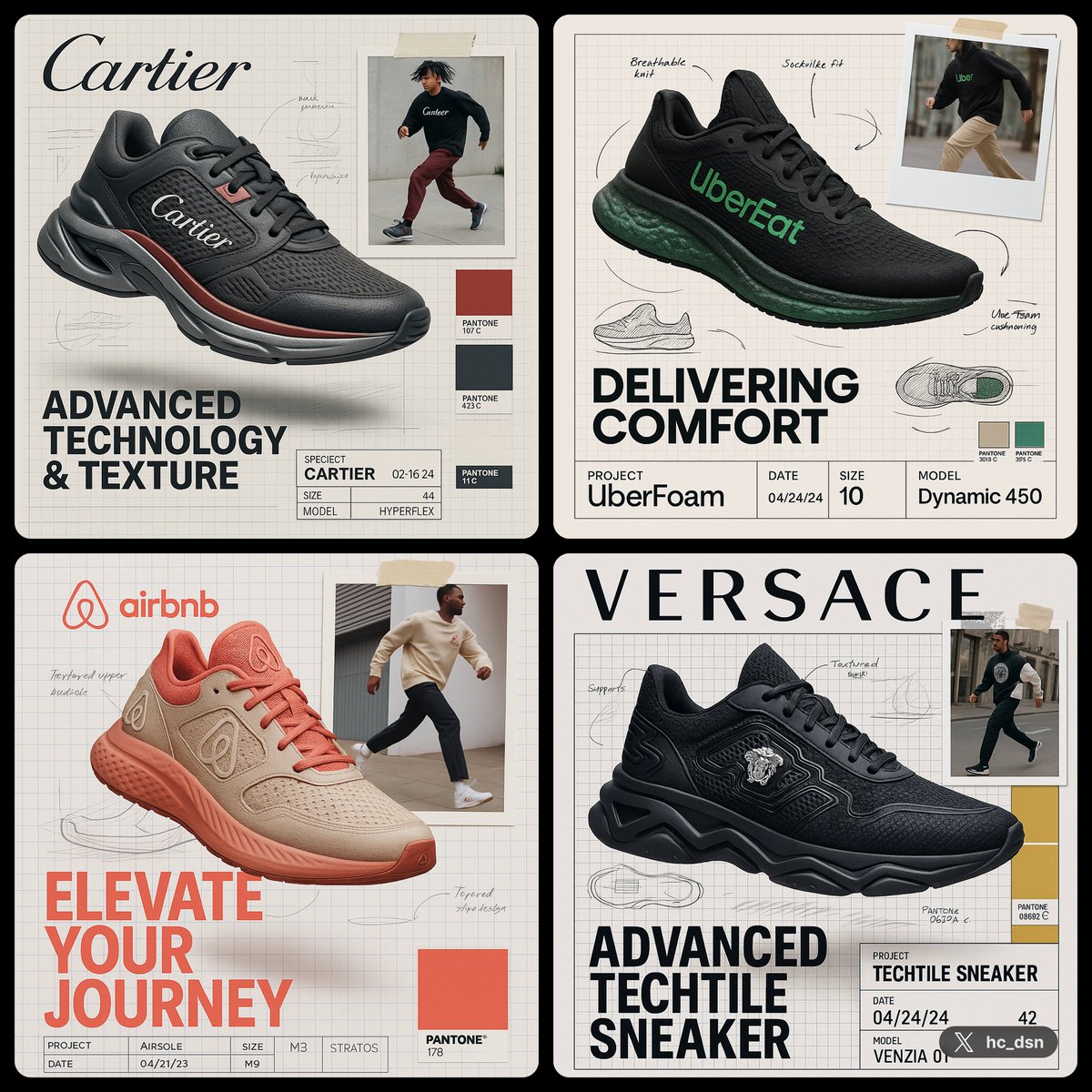 Craft Dynamic Branded Footwear Visuals