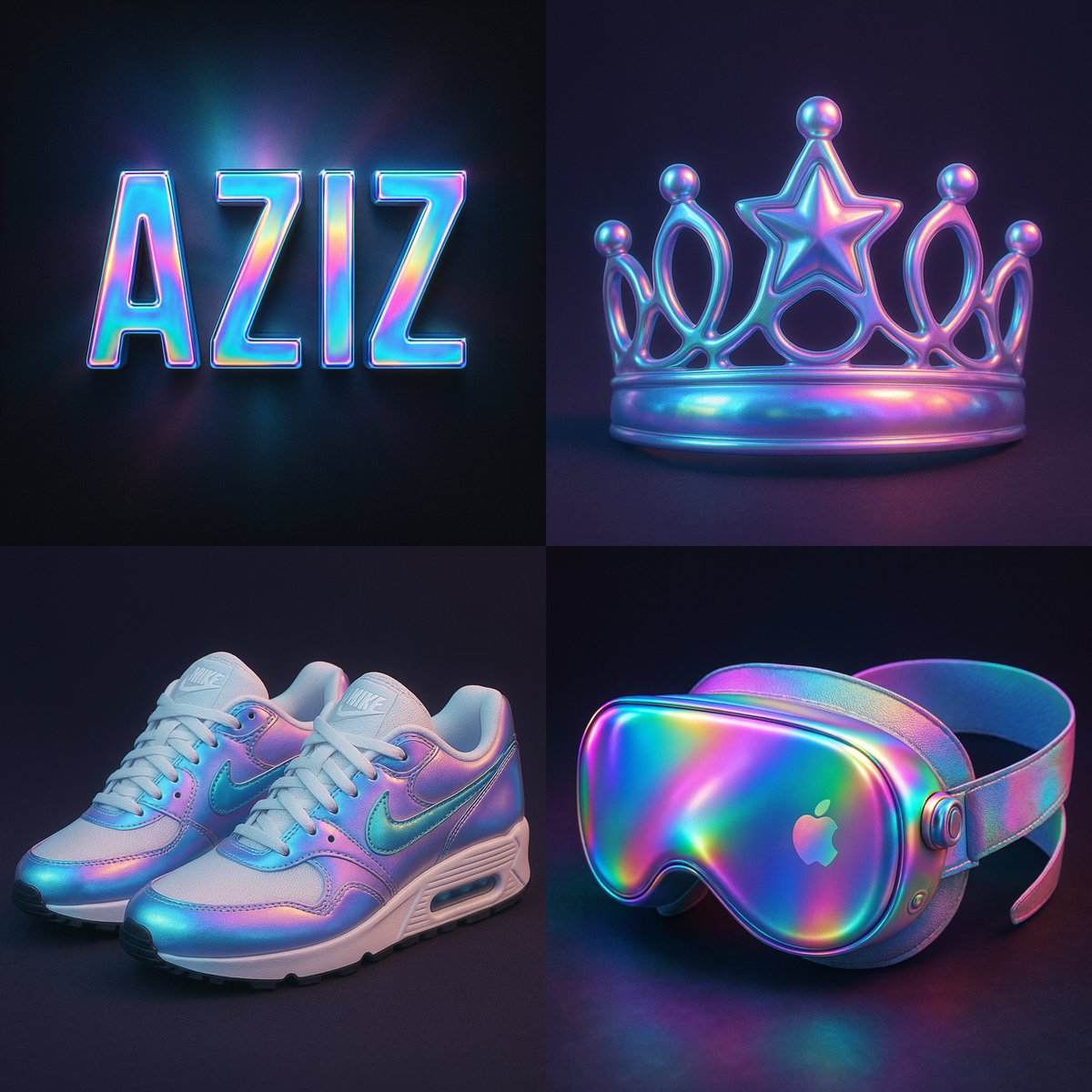 Stunning Holographic Overlay Effects