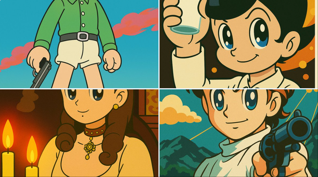 Transform Your Images Into Retro-futuristic Anime Art