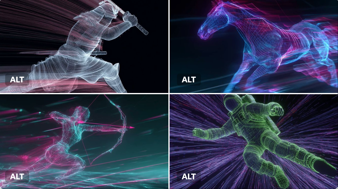 Futuristic Neon Portraits