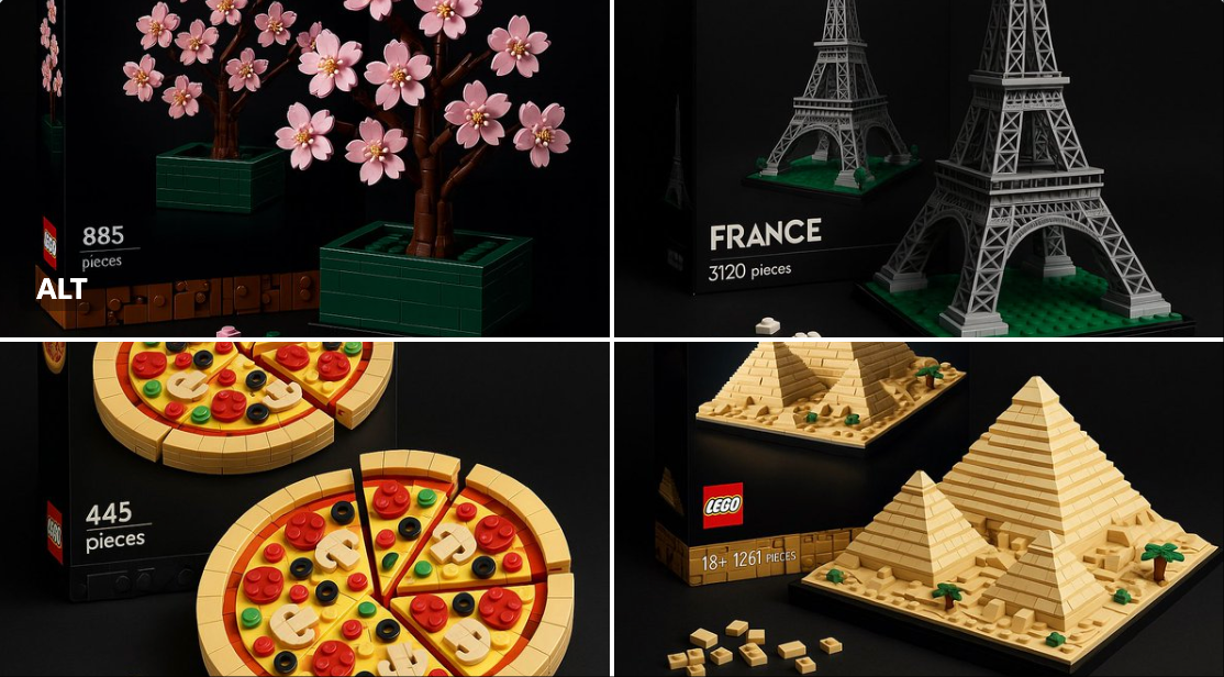 Capture Photorealistic LEGO-style Branding And Product Scenes