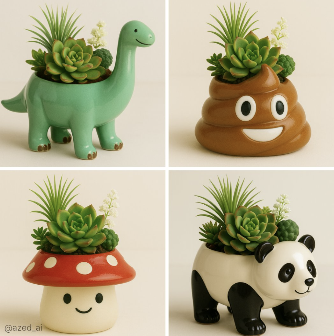 Capture Minimalist Emoji-inspired Planters