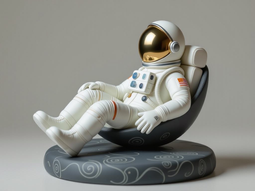 Minimalist Digital Clay Sculptures Using The Nano Banana result 2