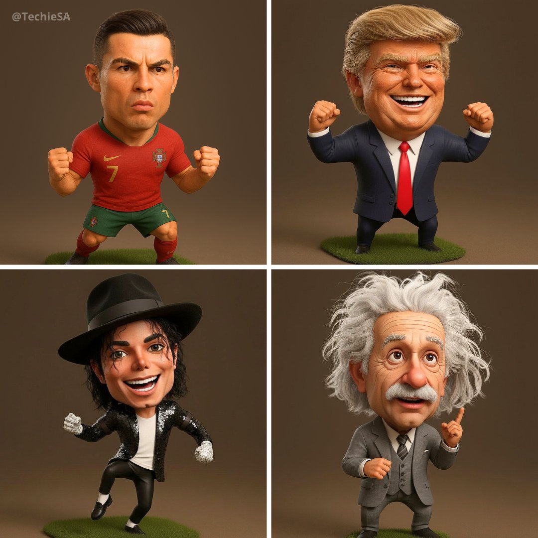 Vibrant 3D Caricature Portraits