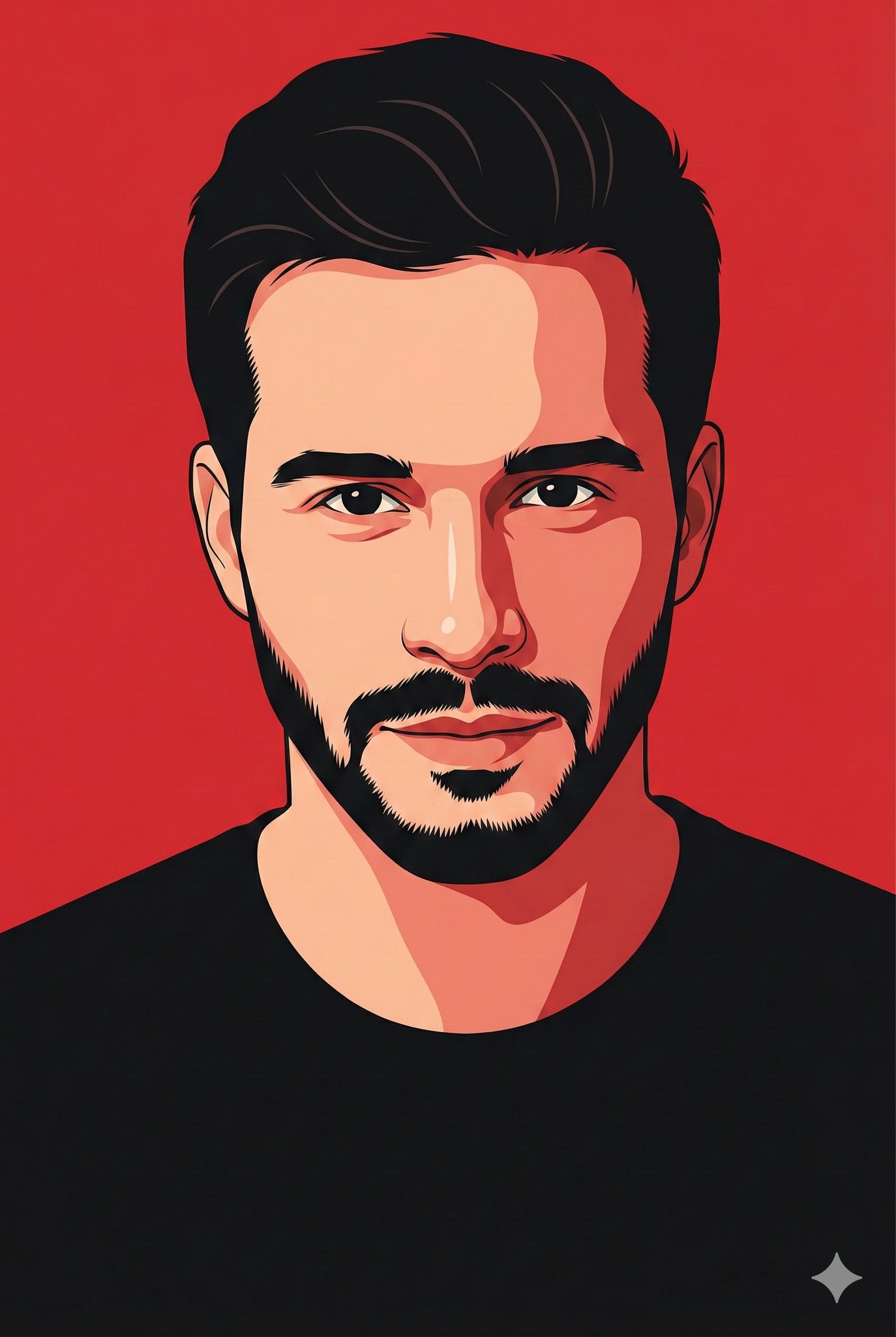 Craft A Sleek Modern Vector Portrait Using The