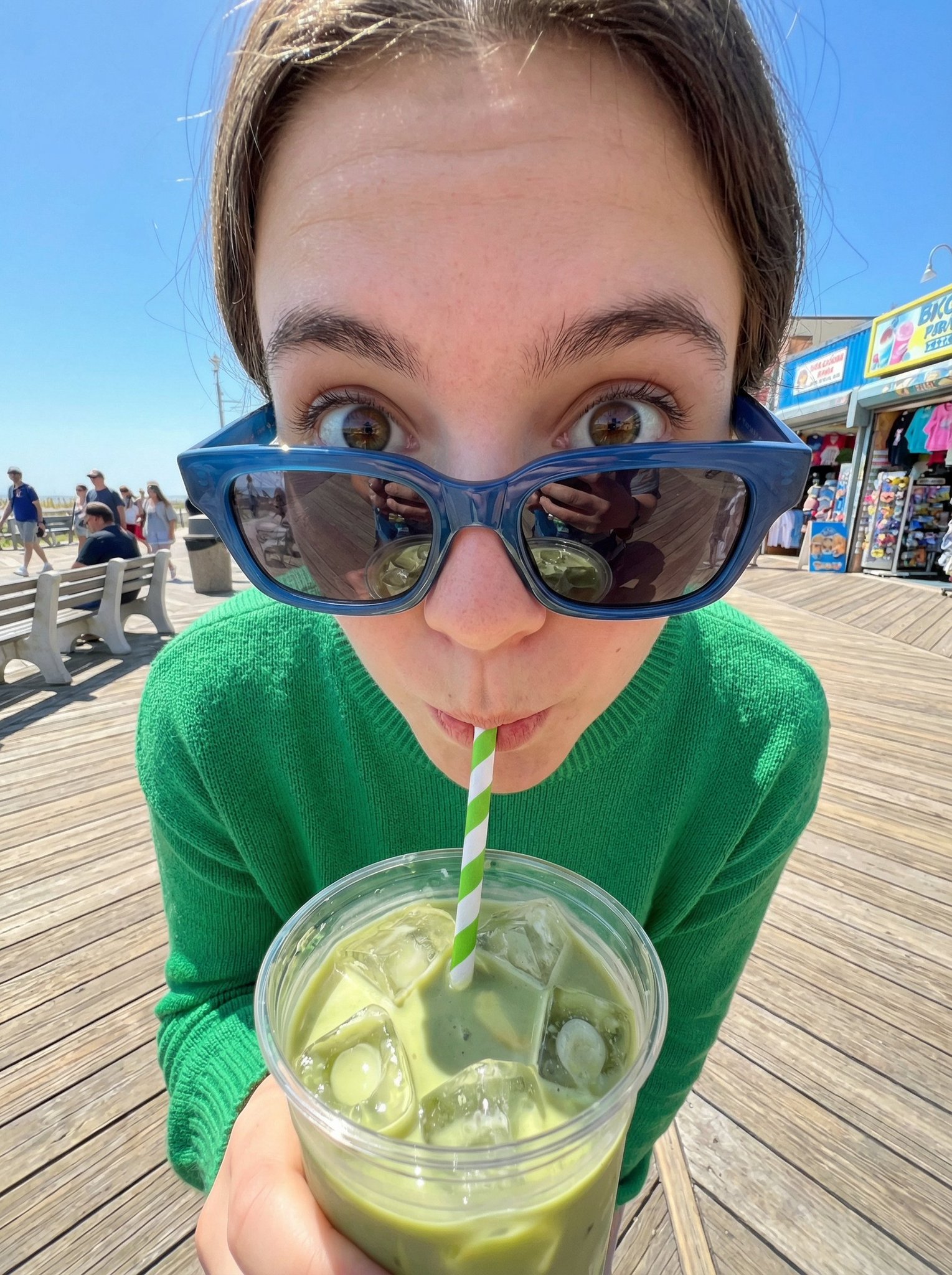 This Vibrant "Matcha Girl" Scene Is Perfectly Captured
