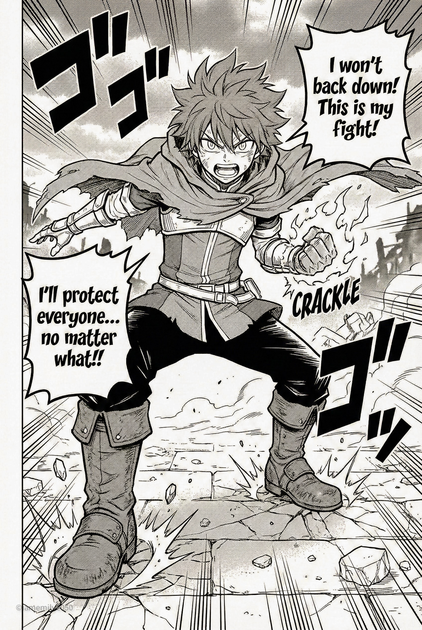 Craft Dynamic Modern Shonen Fantasy Manga Scenes