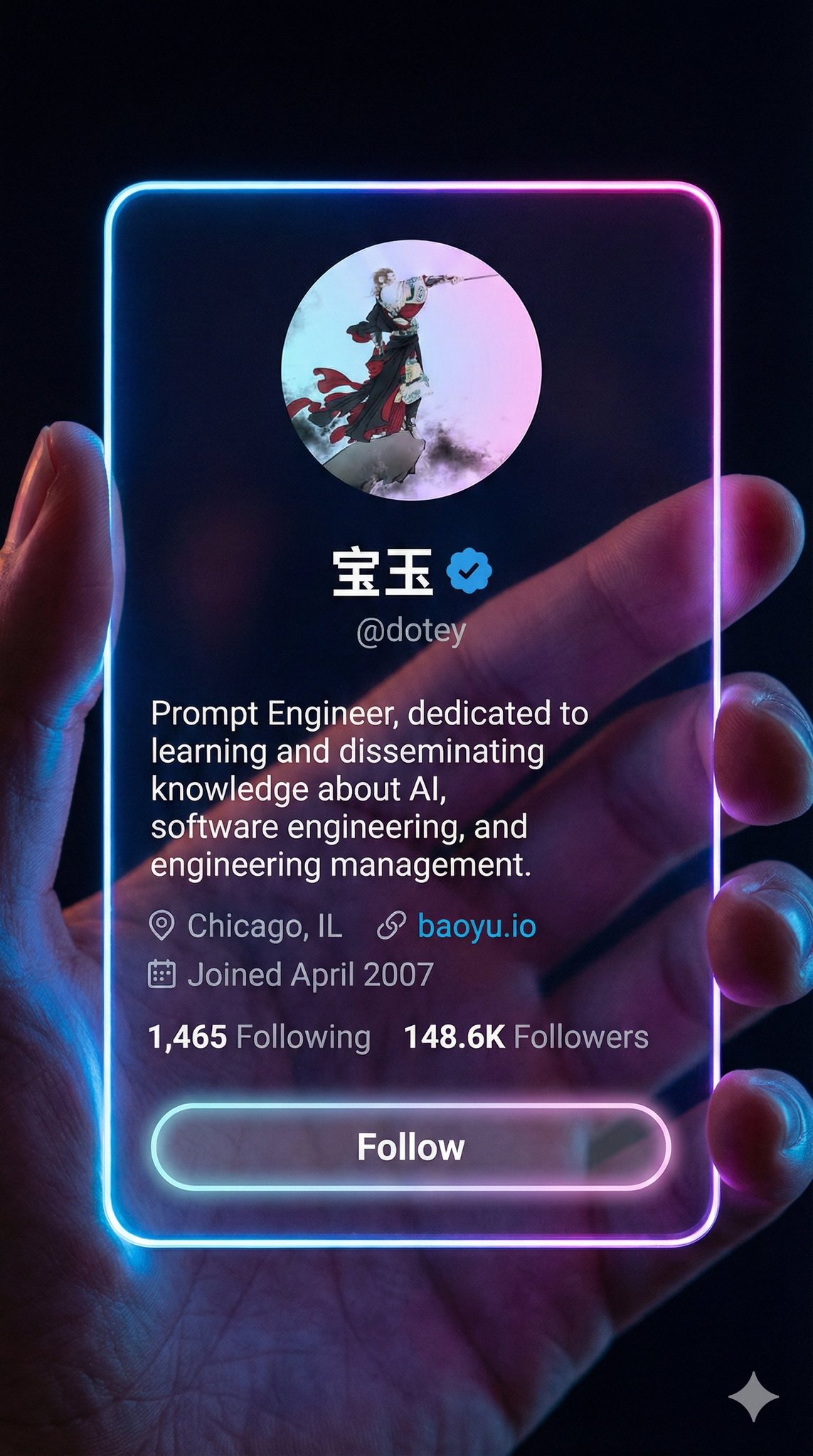 Craft A Photorealistic Cyberpunk Aesthetic Card
