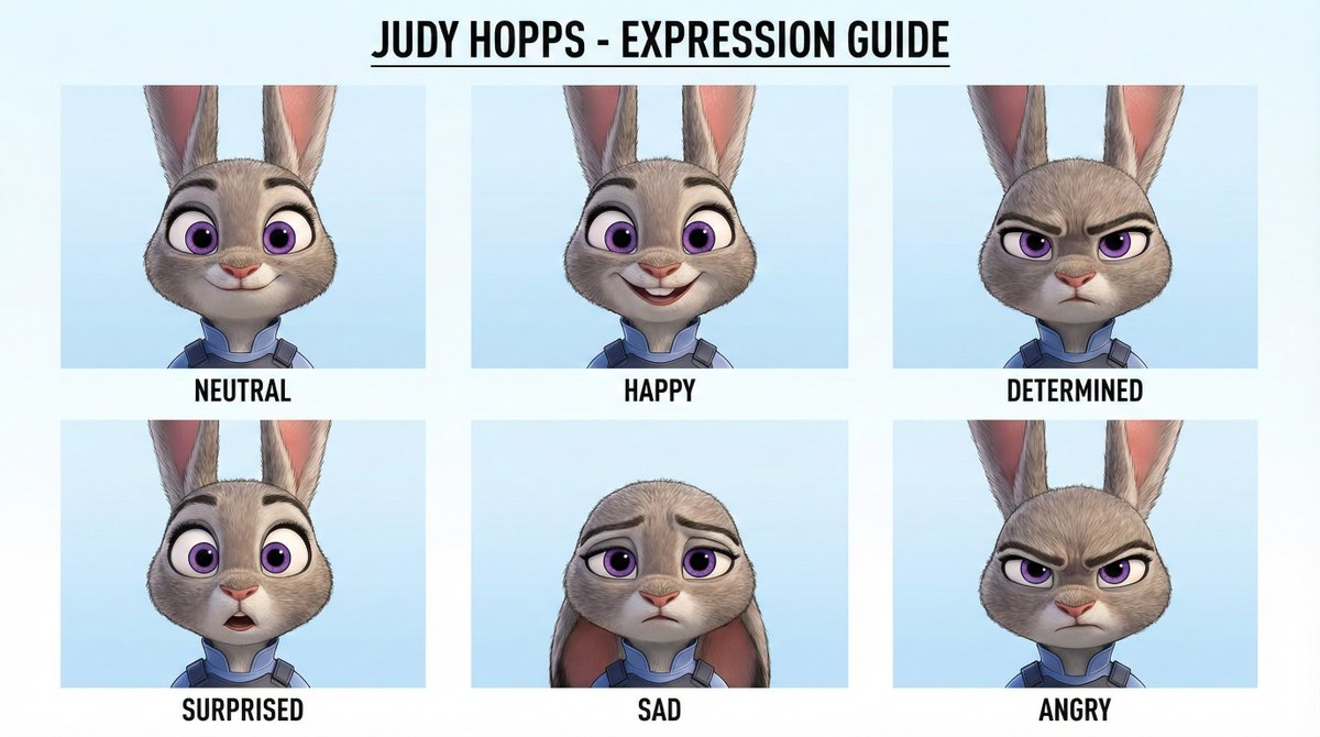 A Character Design Expression Style Guide