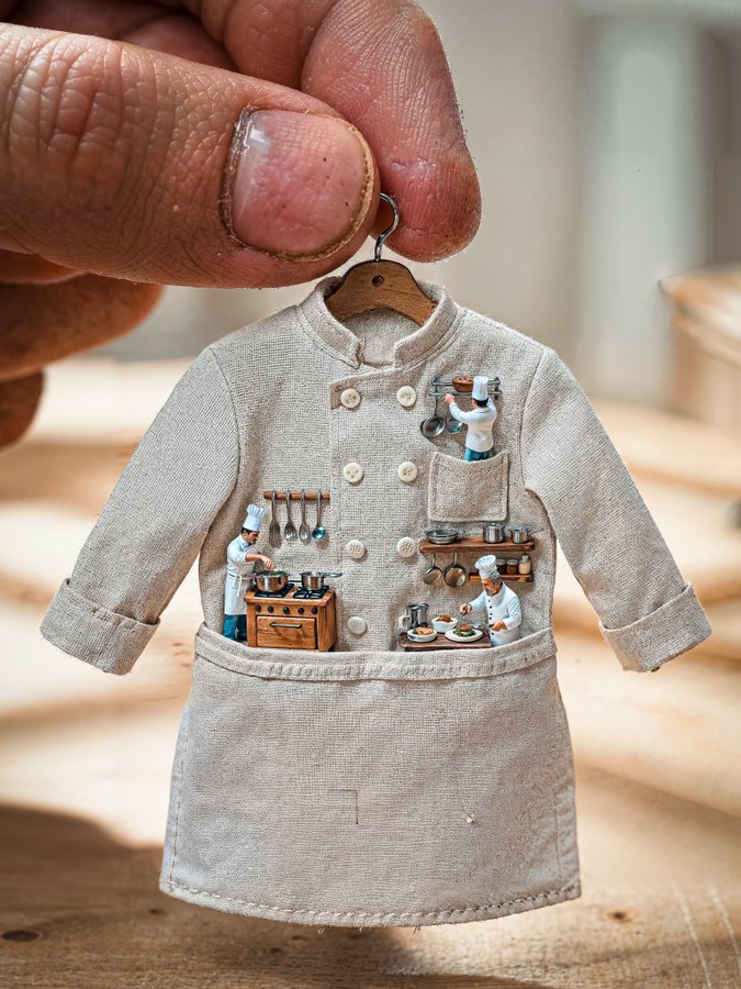 This Is An Extreme Detailed Miniature Diorama, Perfectly