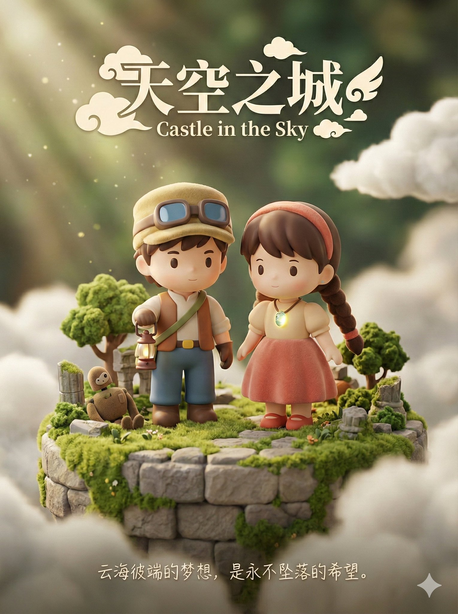 Craft A 3D Q-version Movie Poster Using The