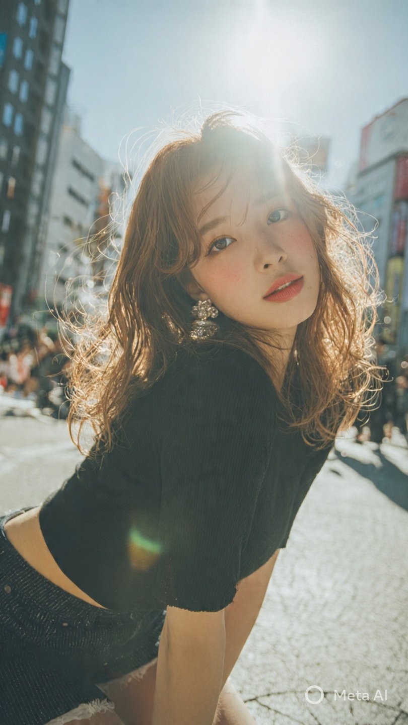 This Glamour Portrait Of A Young Japanese Model,