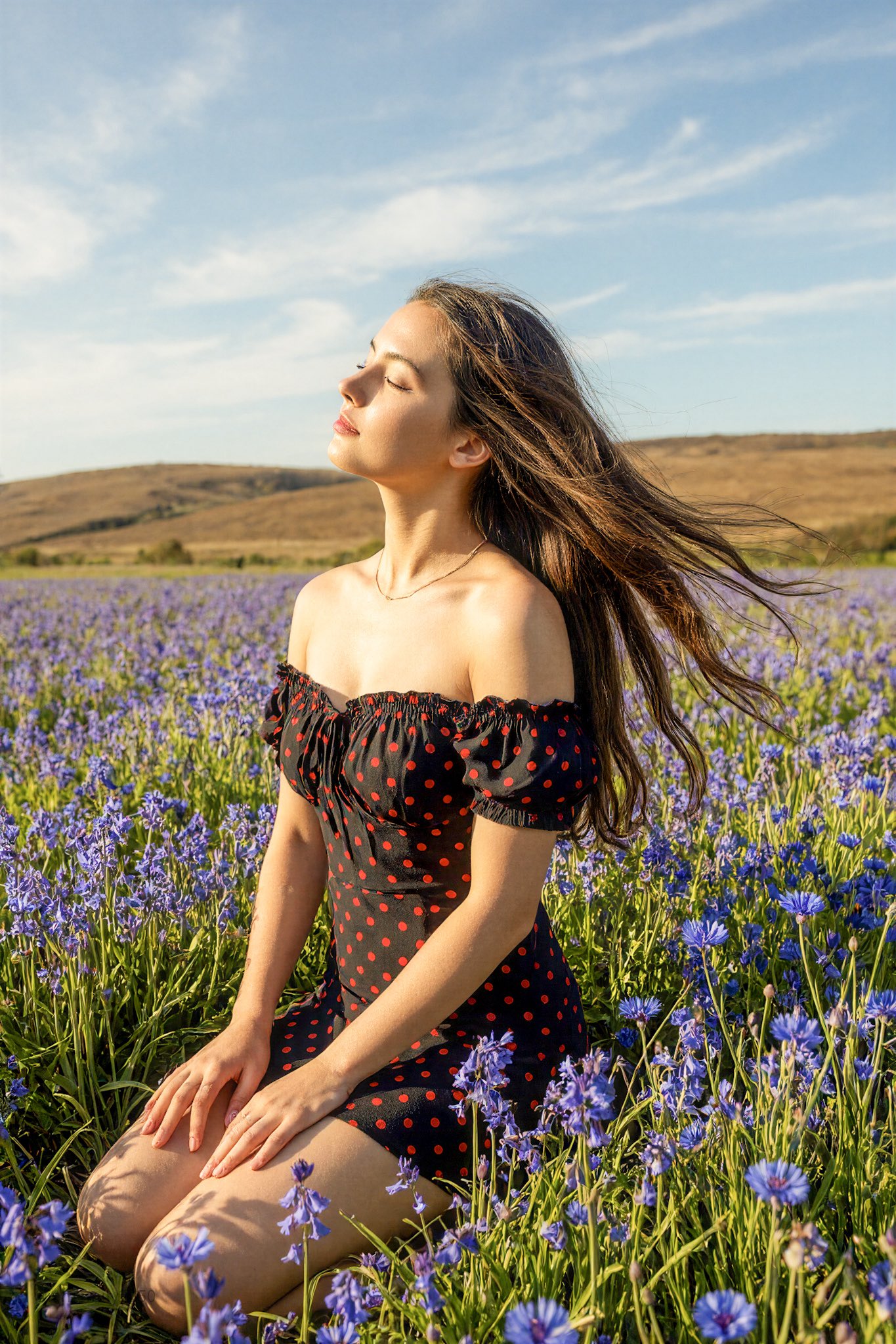 Capture A Serene, Cinematic Portrait Of A Young