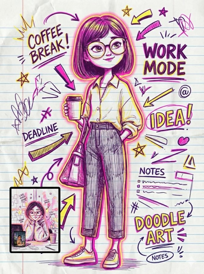 Transform Your Photos Into Playful Doodle Art