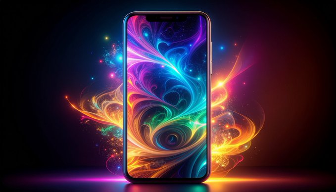 Stunning Abstract Neon Light Artwork