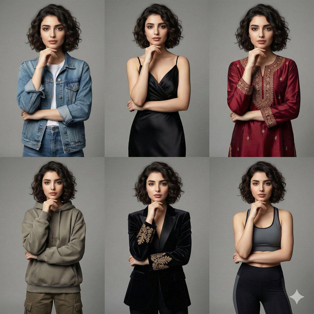 Cinematic Fashion Grid Visuals