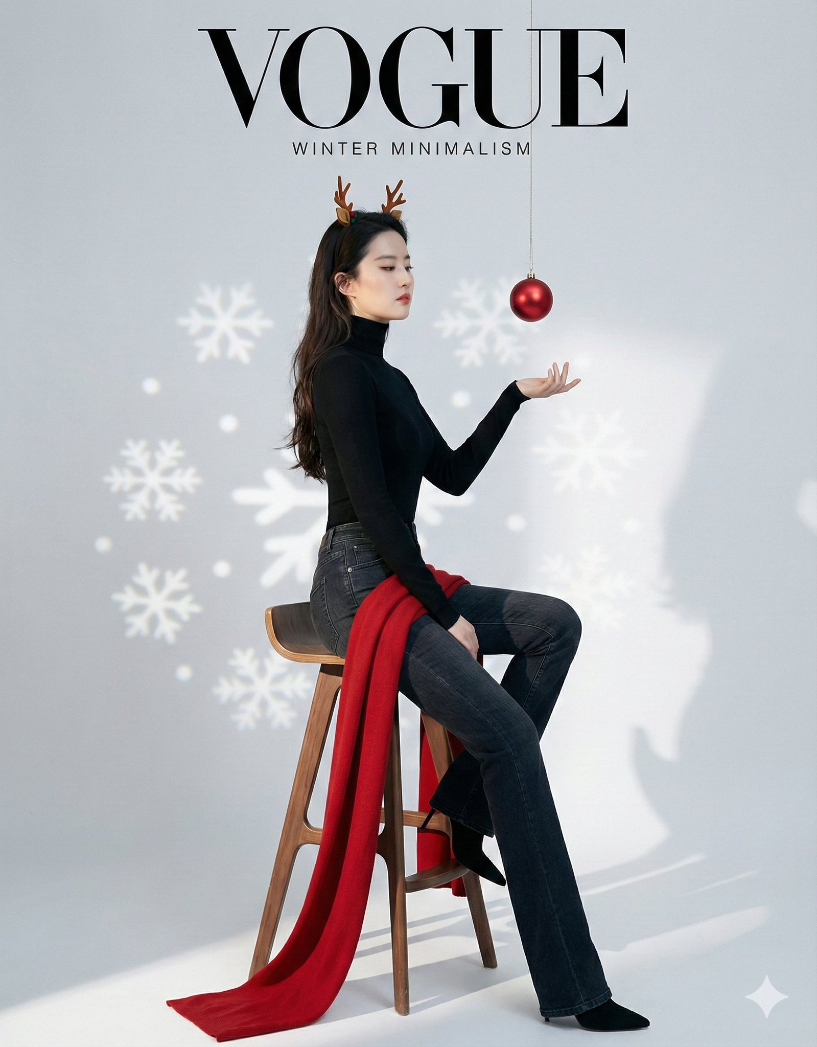 This Minimalist Magazine Cover-style Image, Ideal For Holiday
