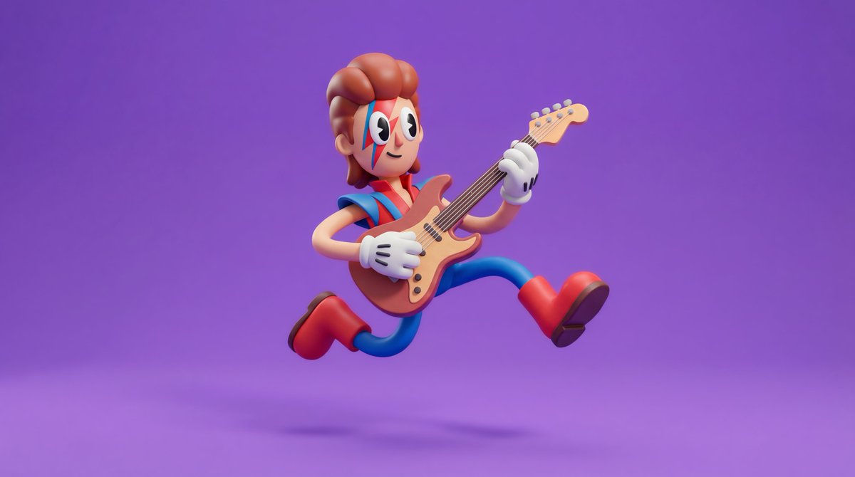 This Stylized 3D Rubberhose Character, Created