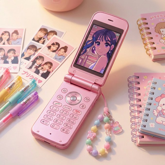 Capture Nostalgic Kawaii Aesthetics