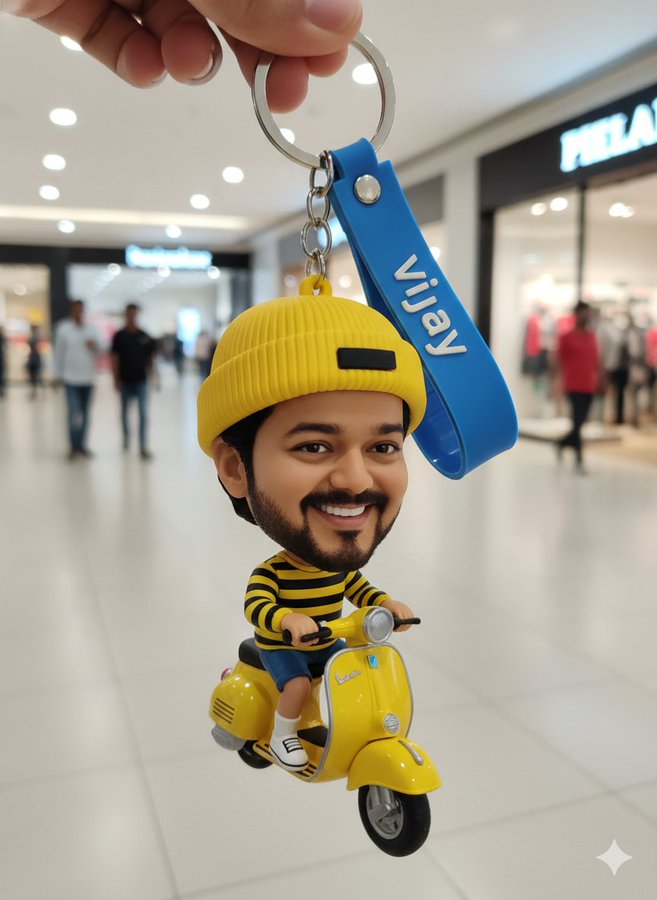 A Personalized Caricature-style Keychain