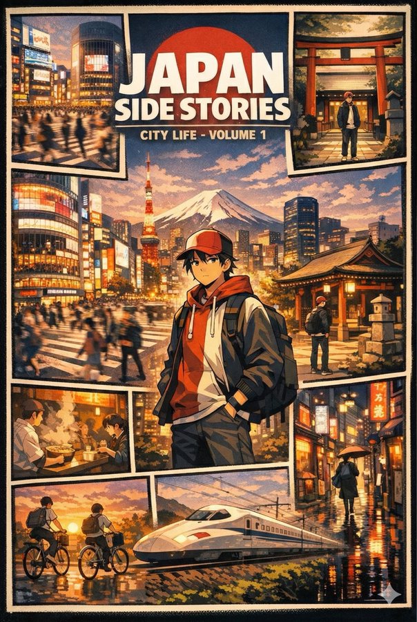 This Anime-style Digital Poster Is Crafted Using The