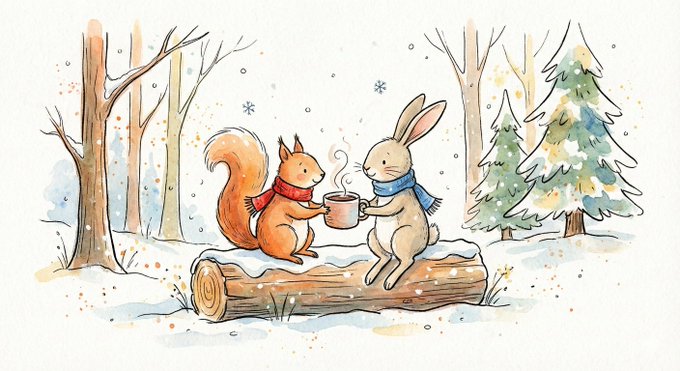 Whimsical, Storybook-style Illustrations