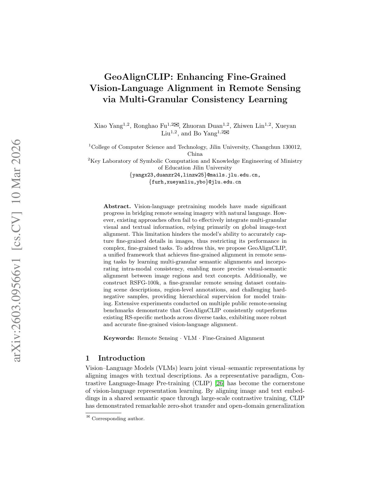 [20260310] GeoAlignCLIP: Enhancing Fine-Grained Vision-Language ...