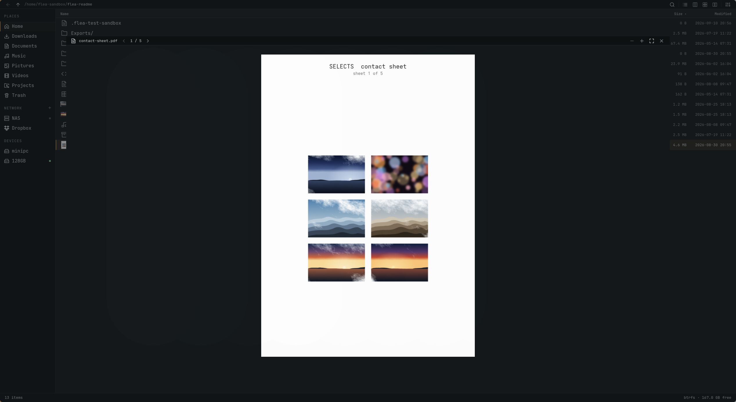 Project screenshot