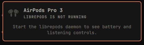 Daemon not running