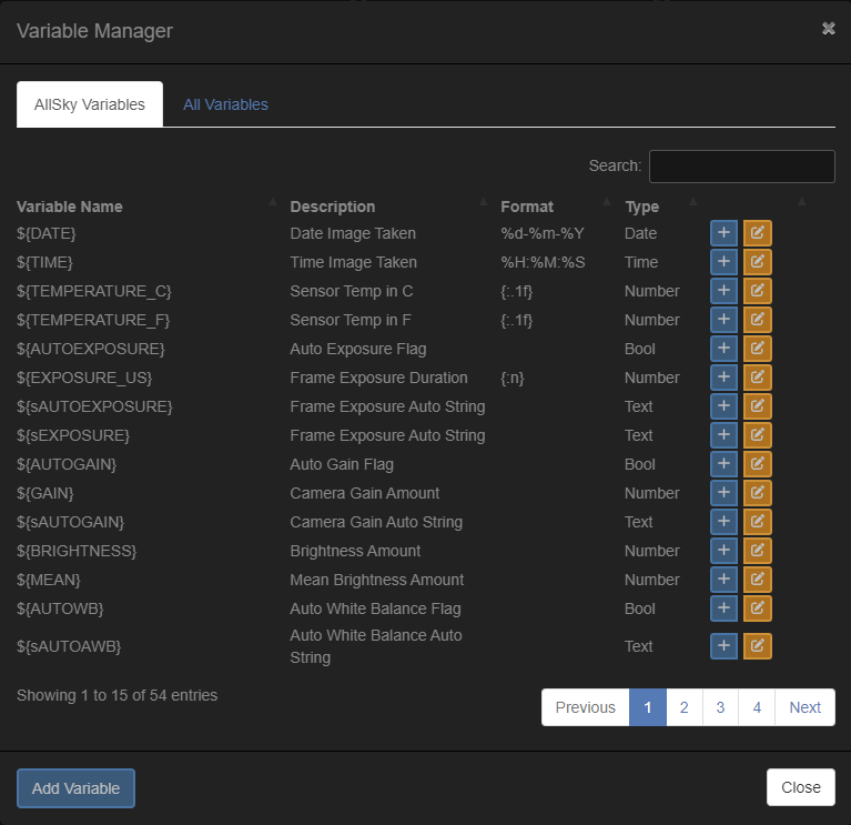 Variable Manager