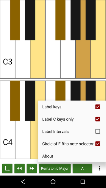 tonality v1.2   6. more menu