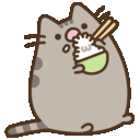 pusheen-rice.gif