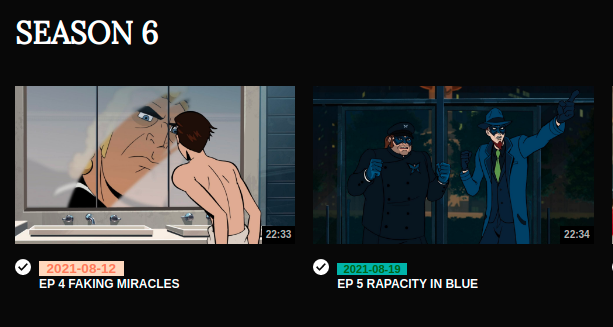 Example expiration labels added to an adultswim.com listing