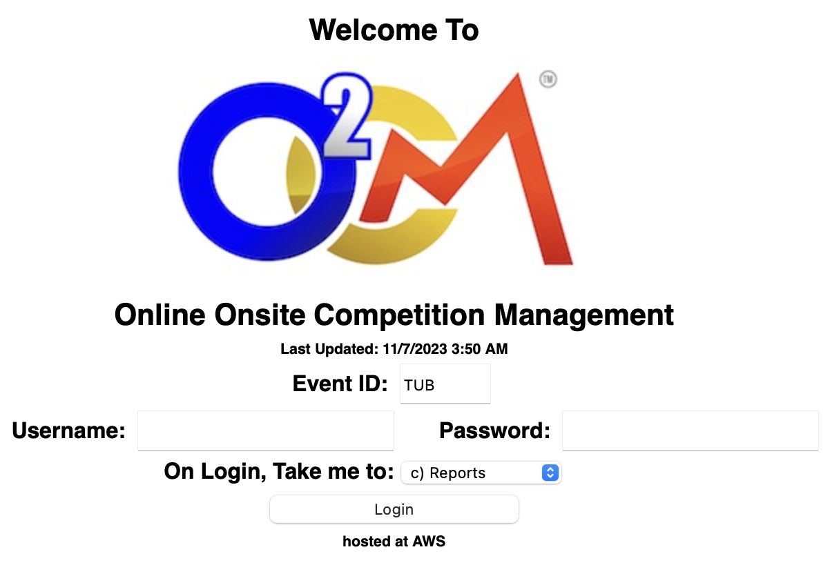 O2CM login