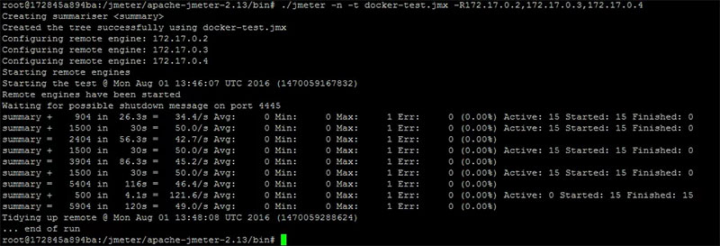 Distributed tests on master