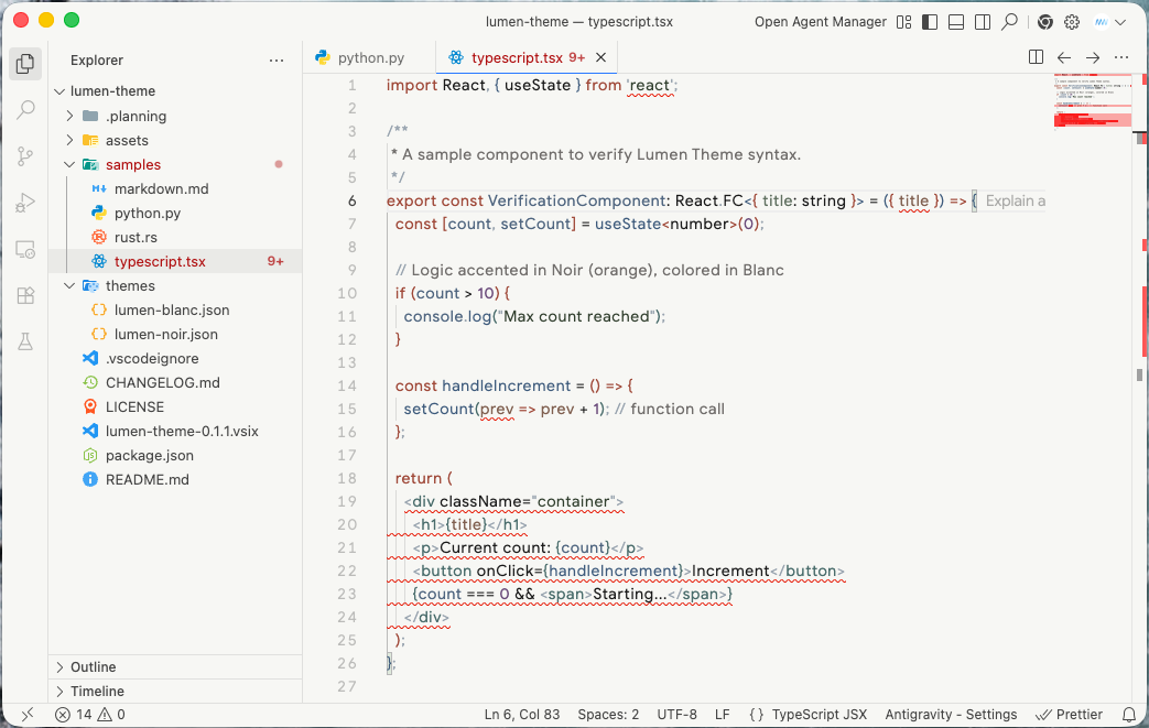 Blanc TypeScript
