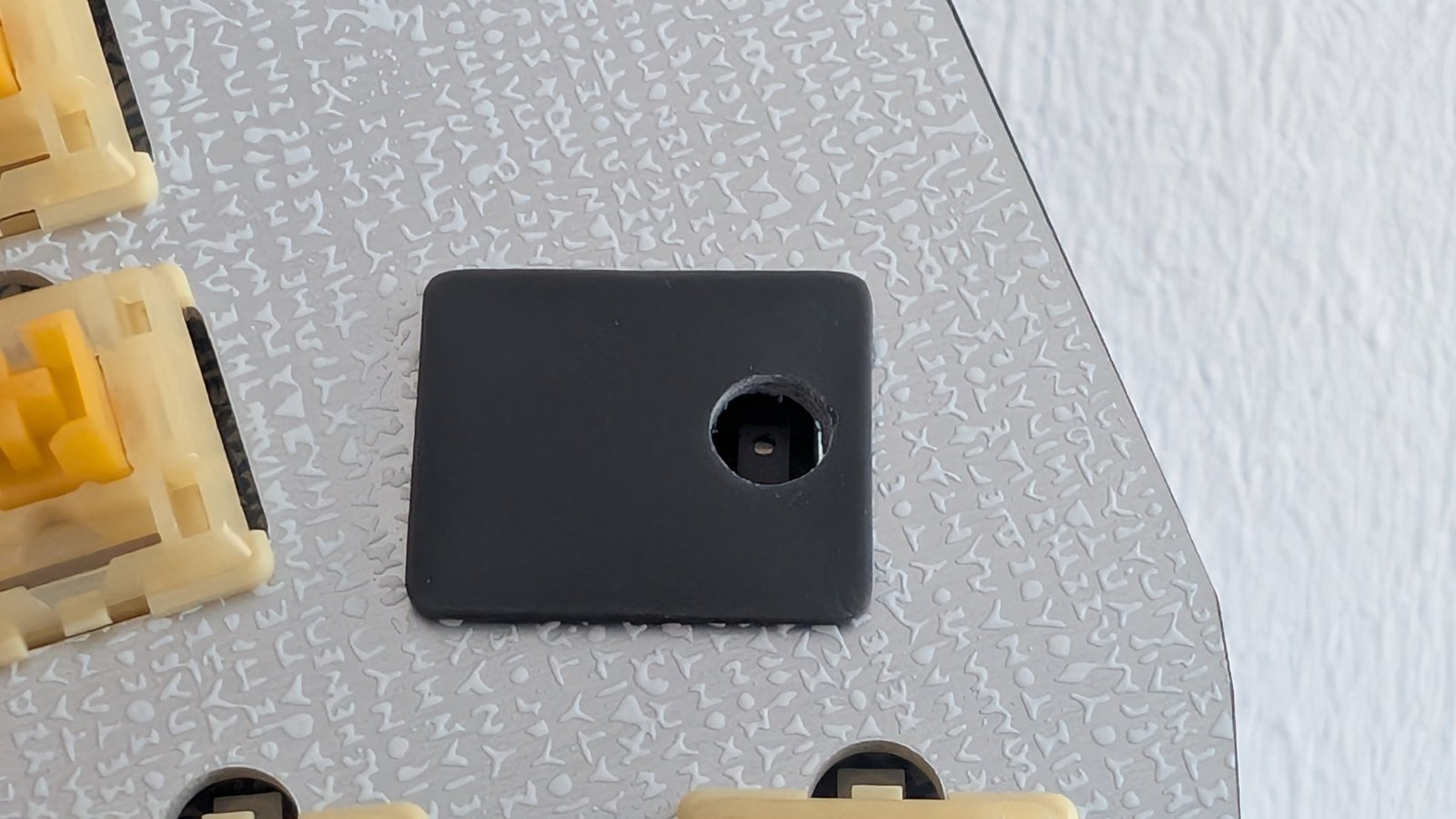 5mm hole drilled into the cap