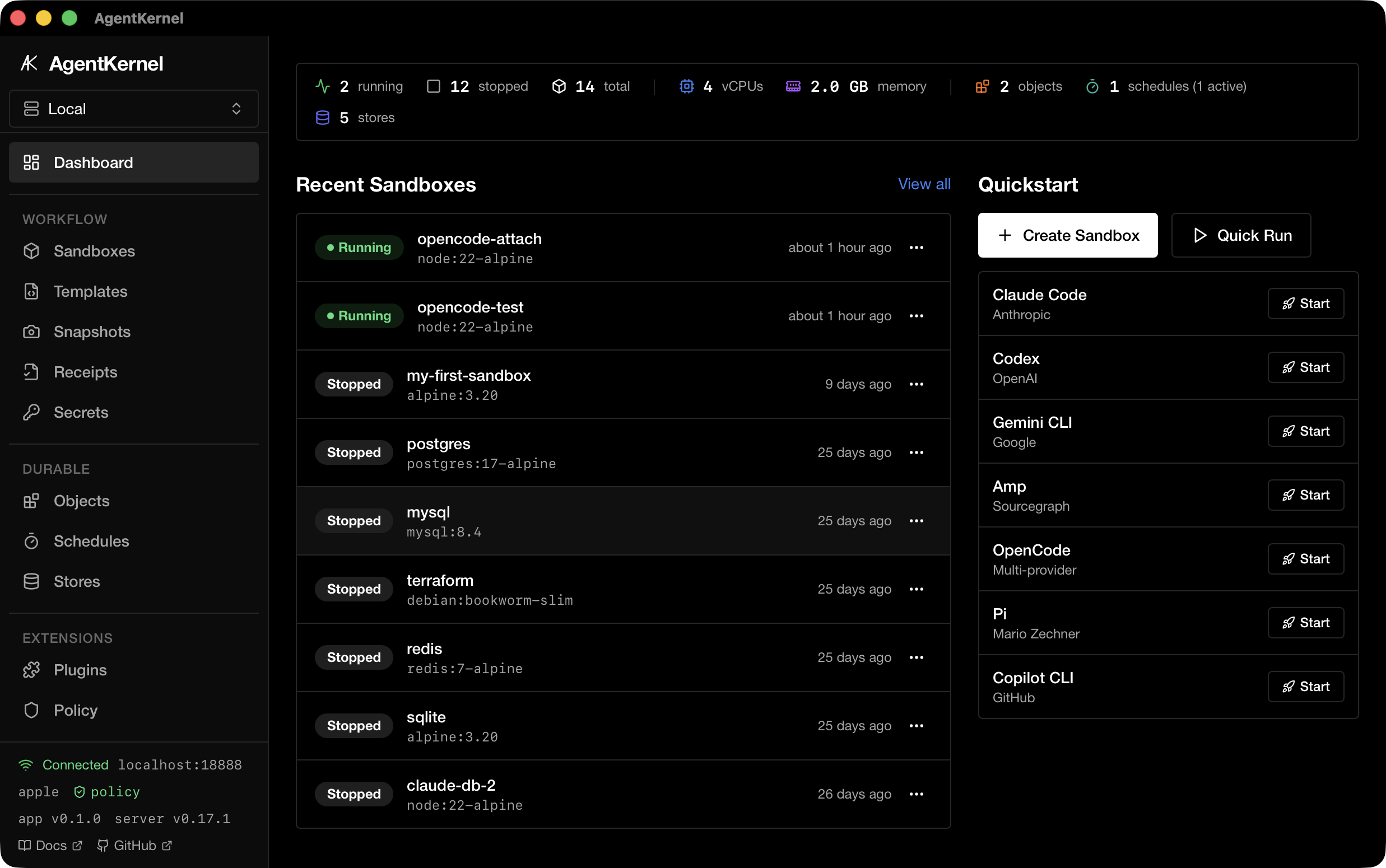 AgentKernel Desktop App