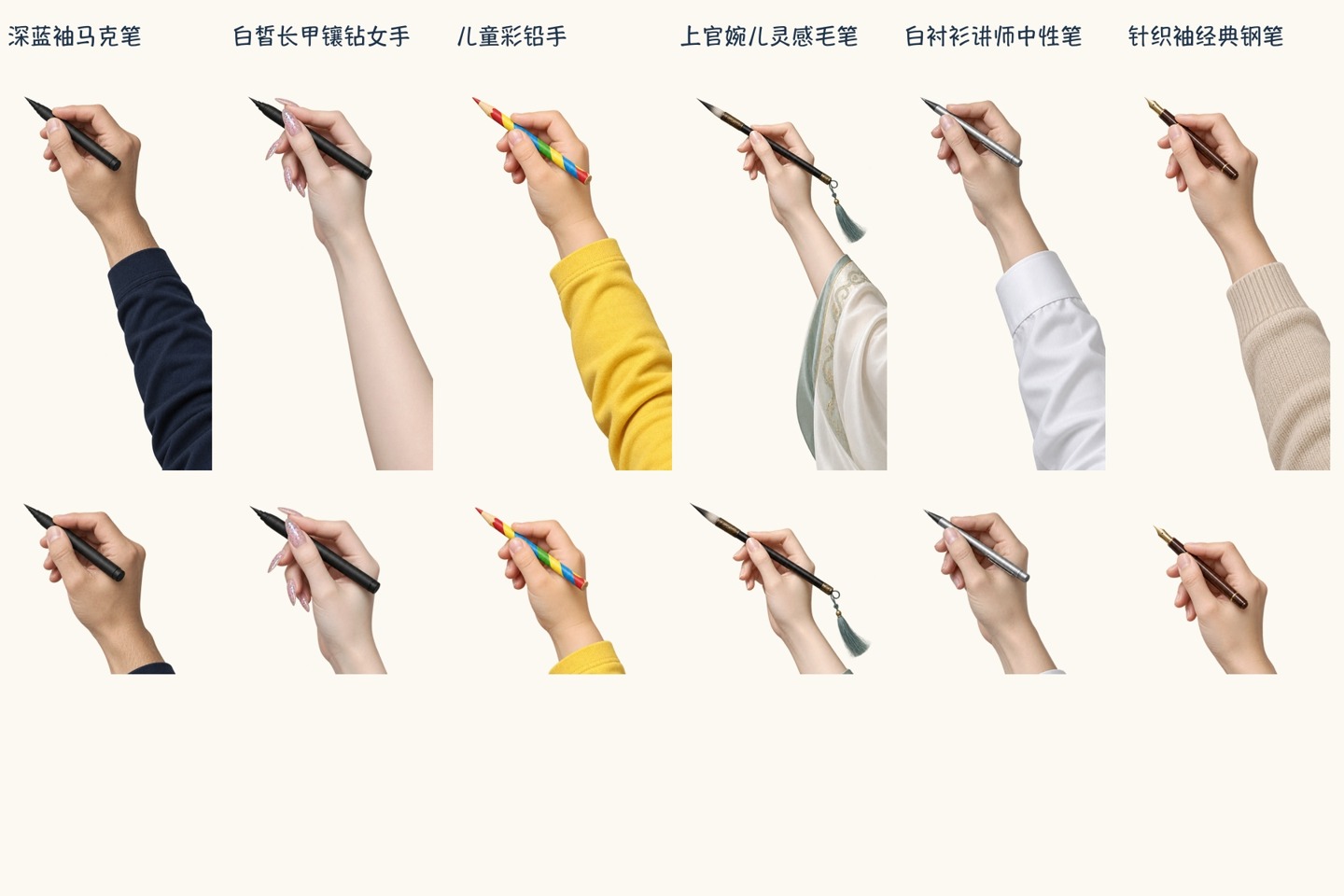 六款手部预设