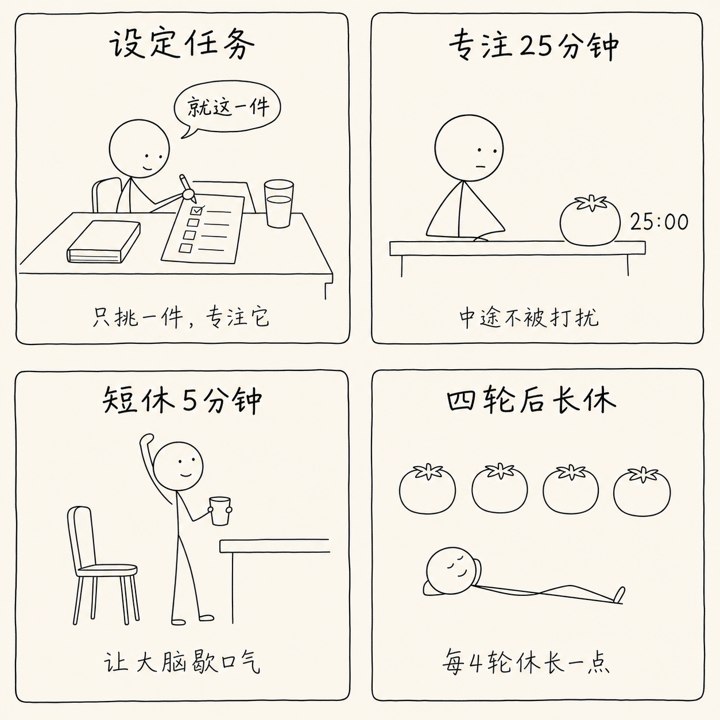 1 极简黑白线条