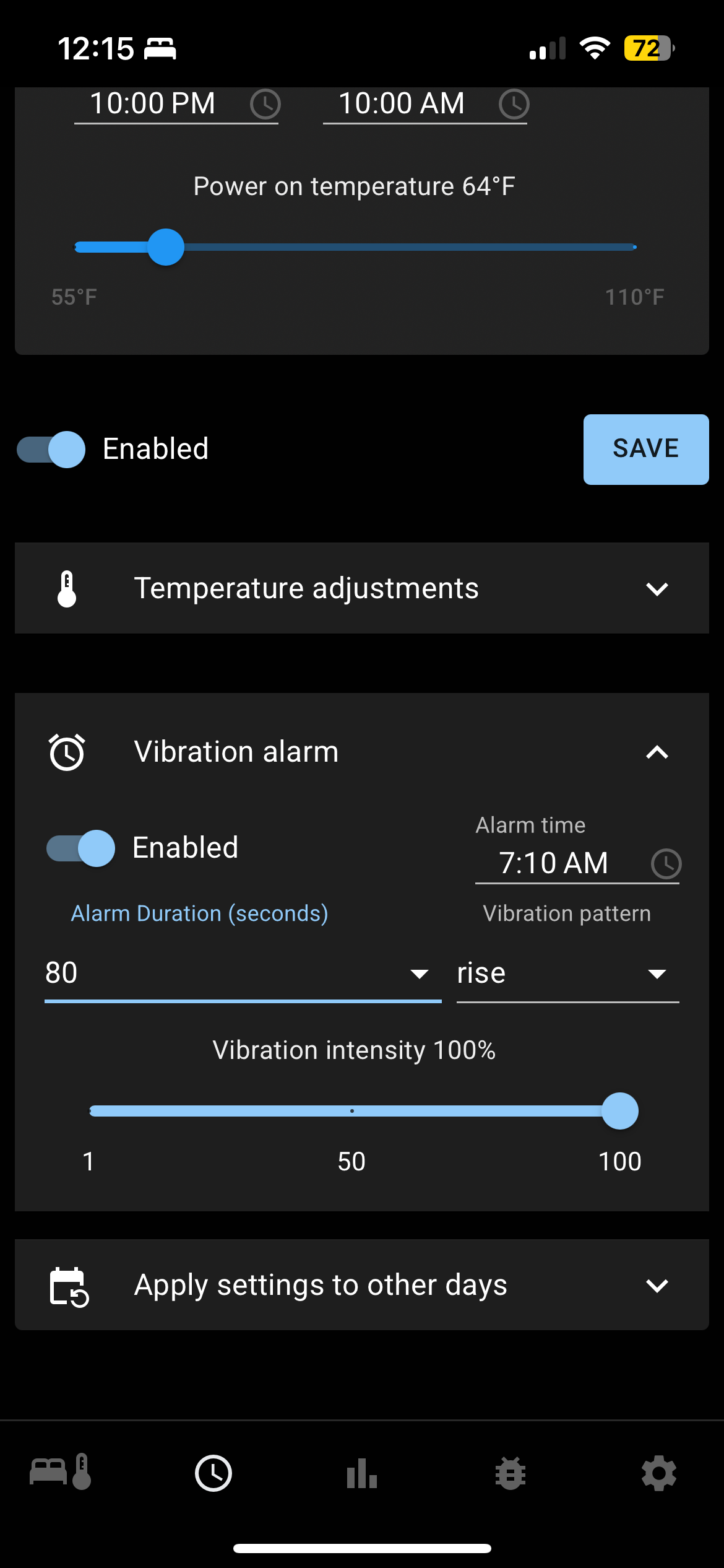 Alarms