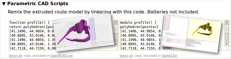 Parametric CAD Scripts screenshot