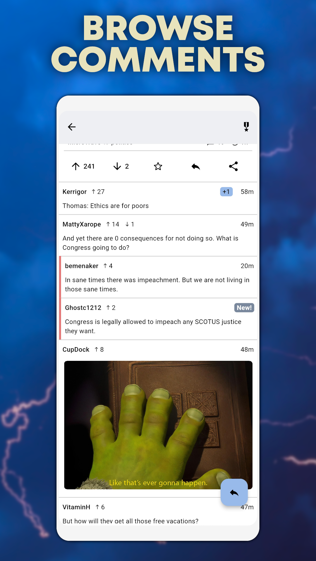 Screenshot 2 of Thunder — opens full size