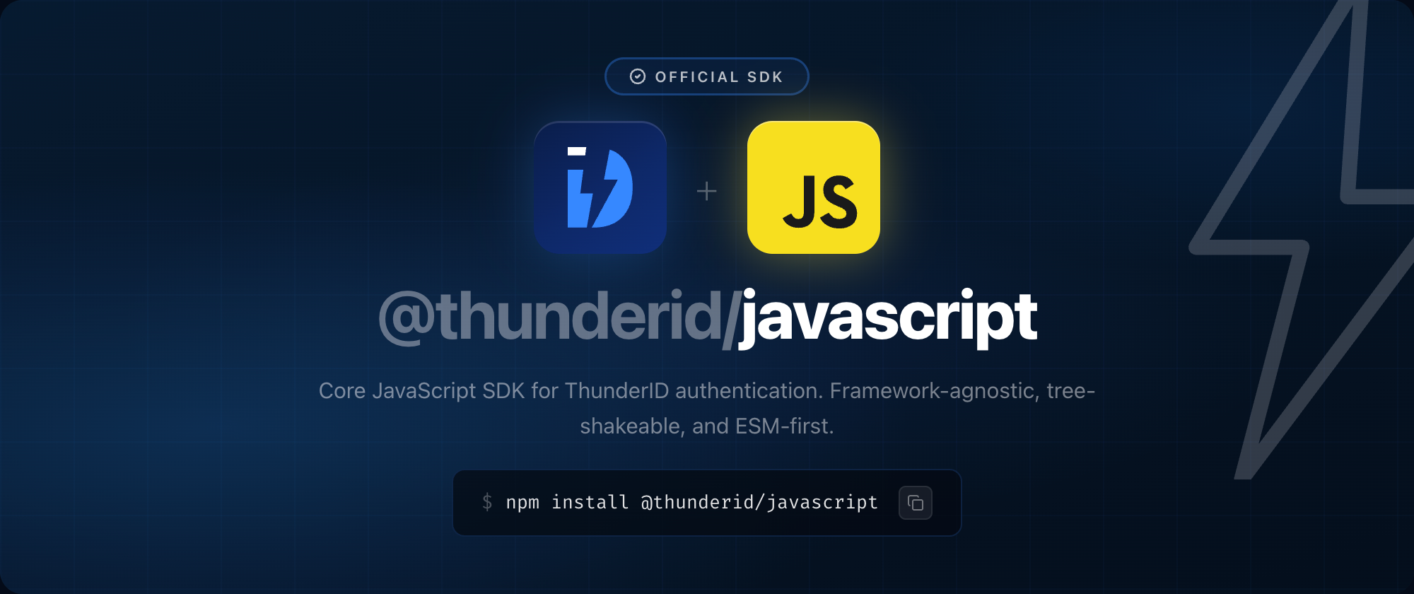 ThunderID JavaScript SDK