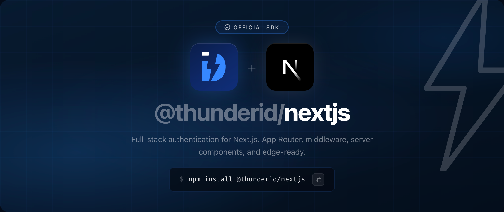 ThunderID Next.js SDK