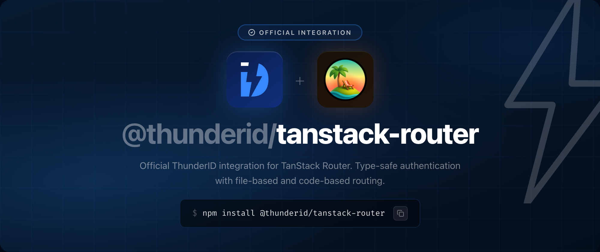 ThunderID TanStack Router SDK