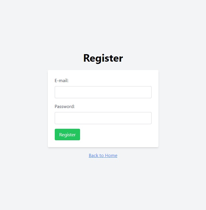 Register Screenshot